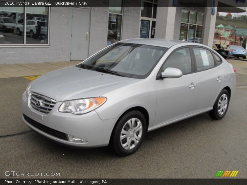 Quicksilver / Gray 2010 Hyundai Elantra GLS