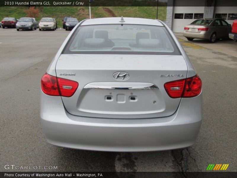 Quicksilver / Gray 2010 Hyundai Elantra GLS