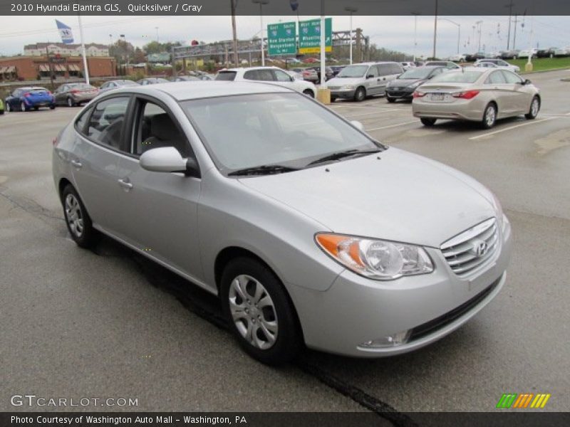 Quicksilver / Gray 2010 Hyundai Elantra GLS