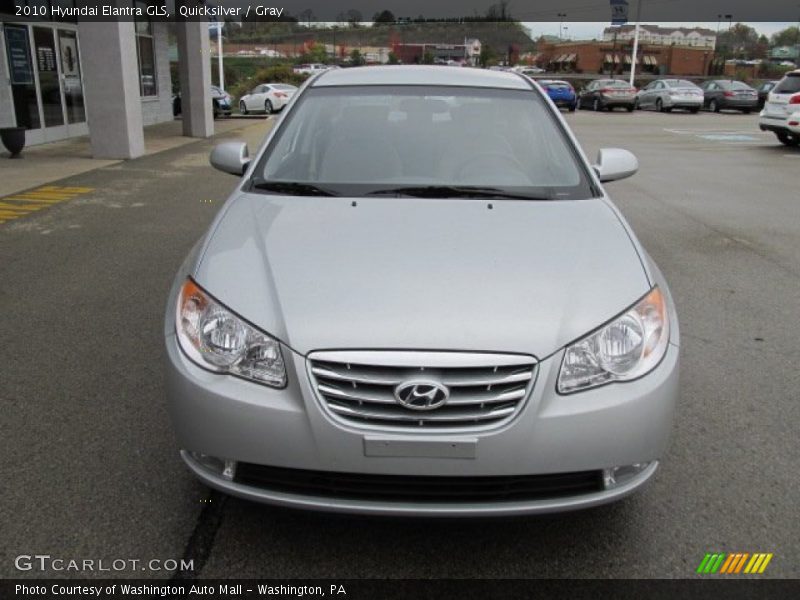 Quicksilver / Gray 2010 Hyundai Elantra GLS