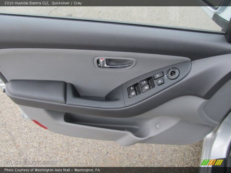 Quicksilver / Gray 2010 Hyundai Elantra GLS