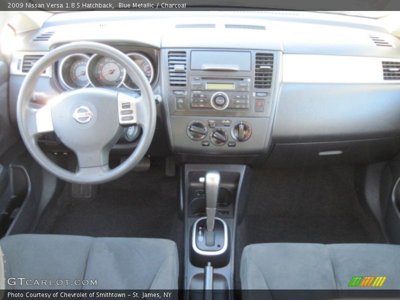 Blue Metallic / Charcoal 2009 Nissan Versa 1.8 S Hatchback
