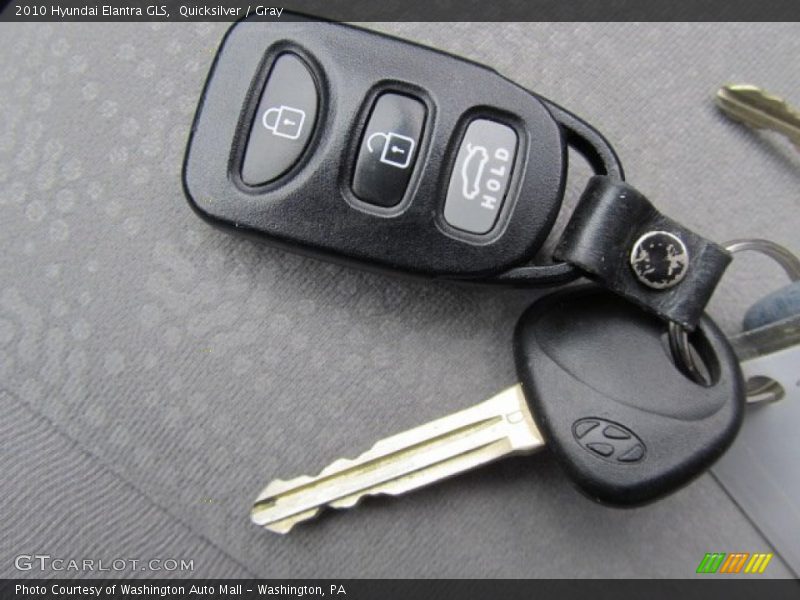 Quicksilver / Gray 2010 Hyundai Elantra GLS