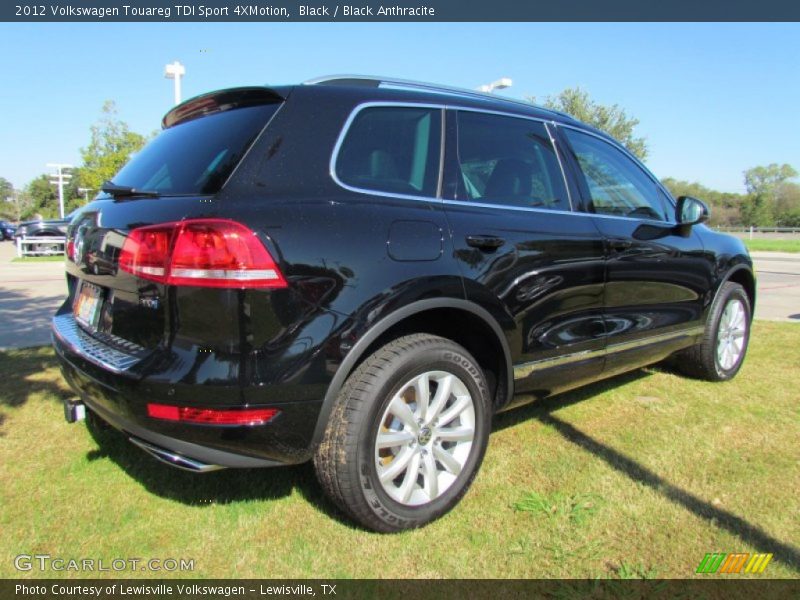 Black / Black Anthracite 2012 Volkswagen Touareg TDI Sport 4XMotion