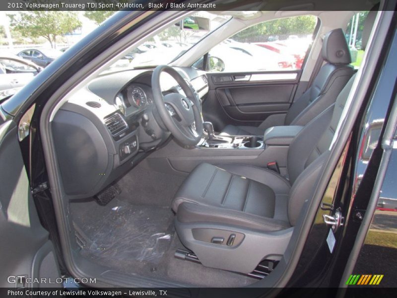  2012 Touareg TDI Sport 4XMotion Black Anthracite Interior