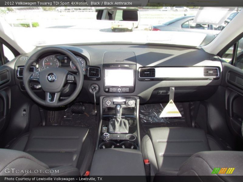 Black / Black Anthracite 2012 Volkswagen Touareg TDI Sport 4XMotion