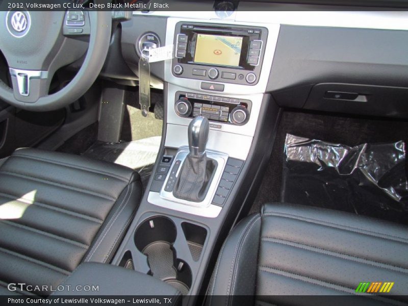 Deep Black Metallic / Black 2012 Volkswagen CC Lux