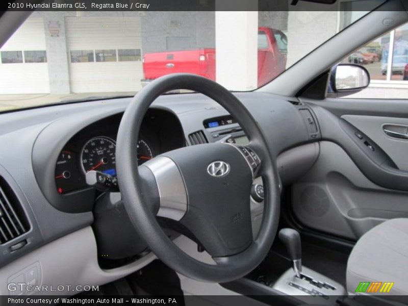 Regatta Blue / Gray 2010 Hyundai Elantra GLS