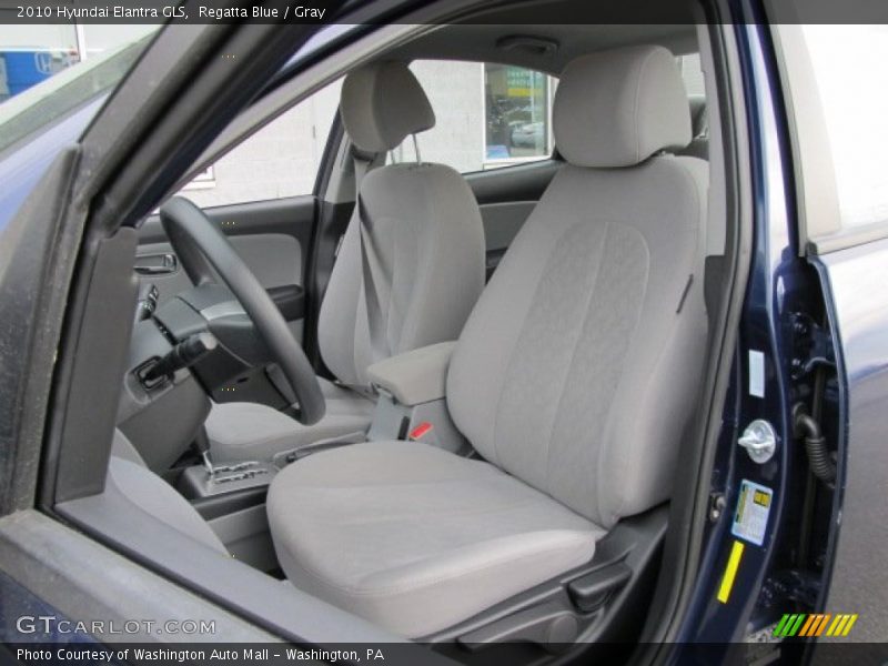 Regatta Blue / Gray 2010 Hyundai Elantra GLS
