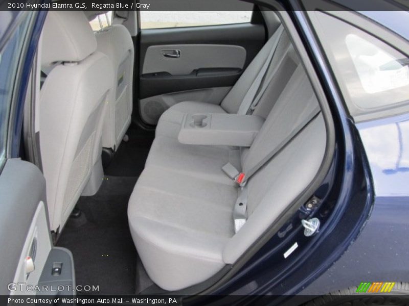 Regatta Blue / Gray 2010 Hyundai Elantra GLS
