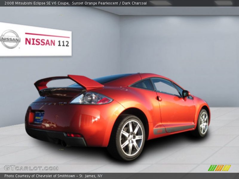 Sunset Orange Pearlescent / Dark Charcoal 2008 Mitsubishi Eclipse SE V6 Coupe