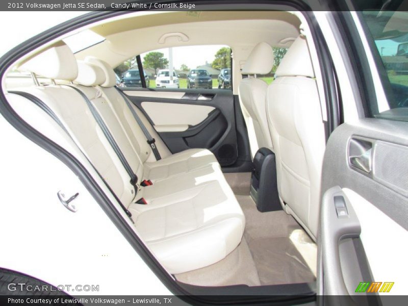 Candy White / Cornsilk Beige 2012 Volkswagen Jetta SE Sedan