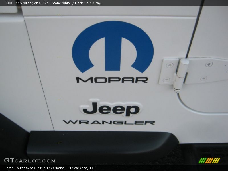 Stone White / Dark Slate Gray 2006 Jeep Wrangler X 4x4
