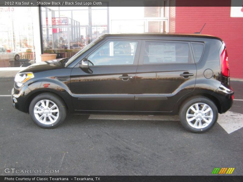 Shadow Black / Black Soul Logo Cloth 2012 Kia Soul +