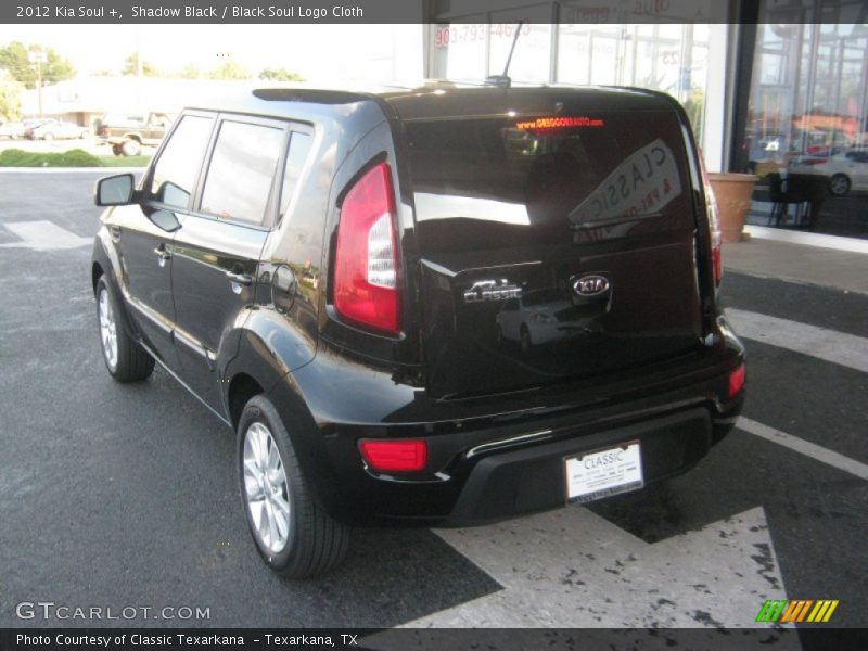 Shadow Black / Black Soul Logo Cloth 2012 Kia Soul +