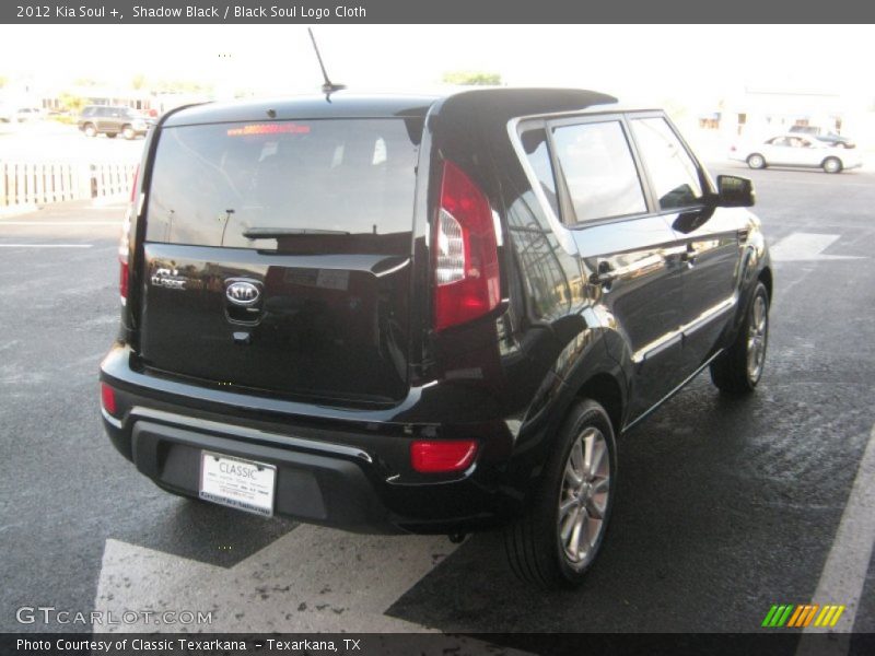 Shadow Black / Black Soul Logo Cloth 2012 Kia Soul +