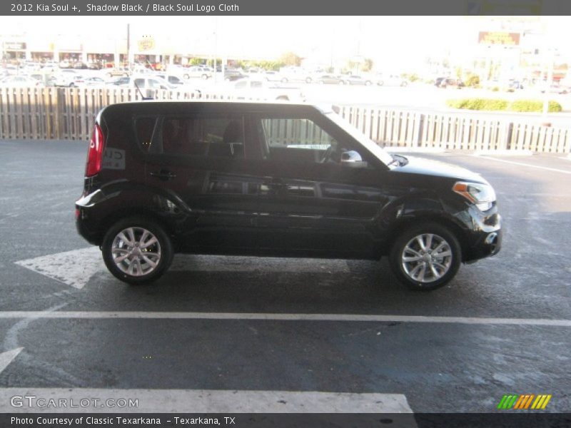 Shadow Black / Black Soul Logo Cloth 2012 Kia Soul +