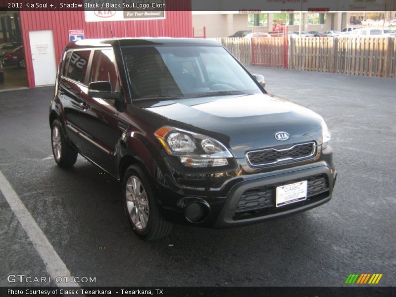 Shadow Black / Black Soul Logo Cloth 2012 Kia Soul +