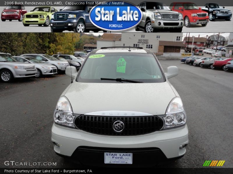 Cappuccino Frost Metallic / Neutral 2006 Buick Rendezvous CXL AWD
