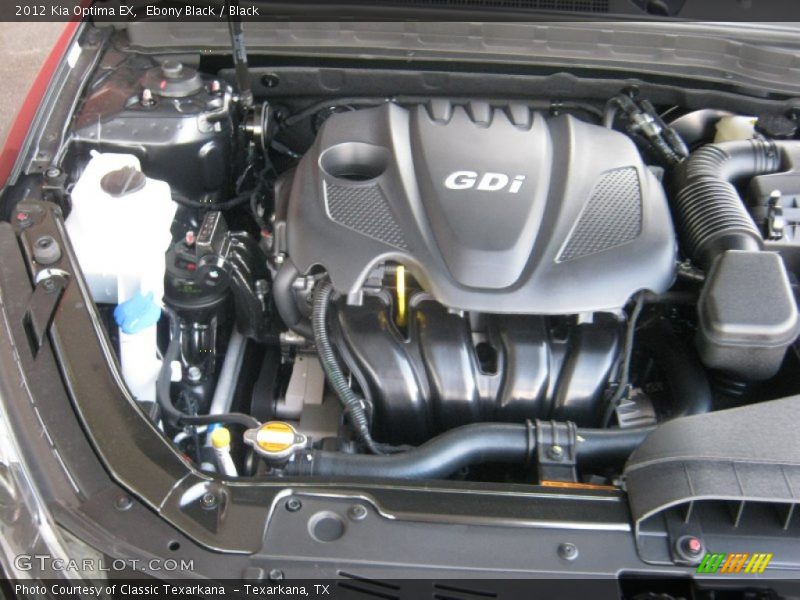 Ebony Black / Black 2012 Kia Optima EX