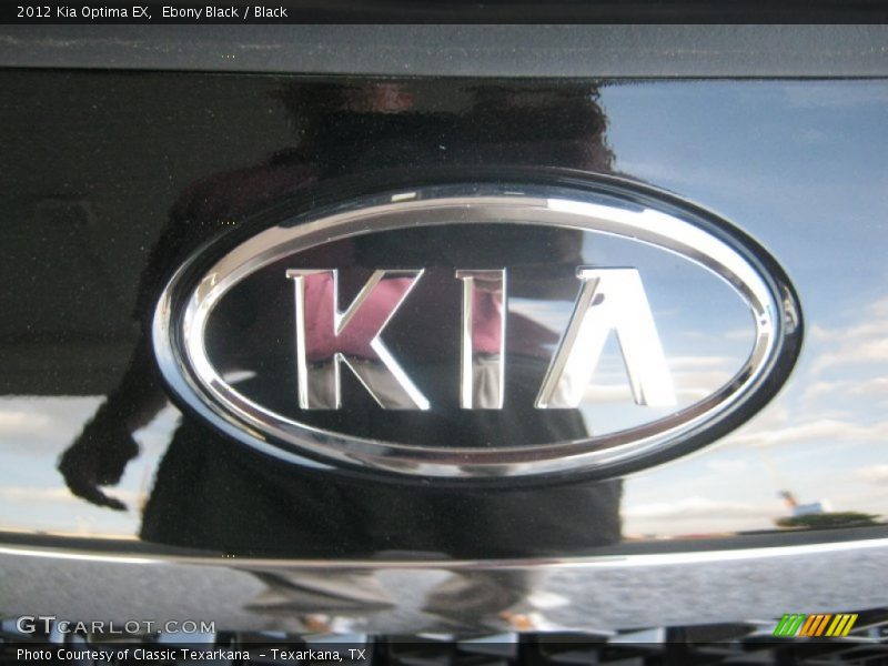 Ebony Black / Black 2012 Kia Optima EX