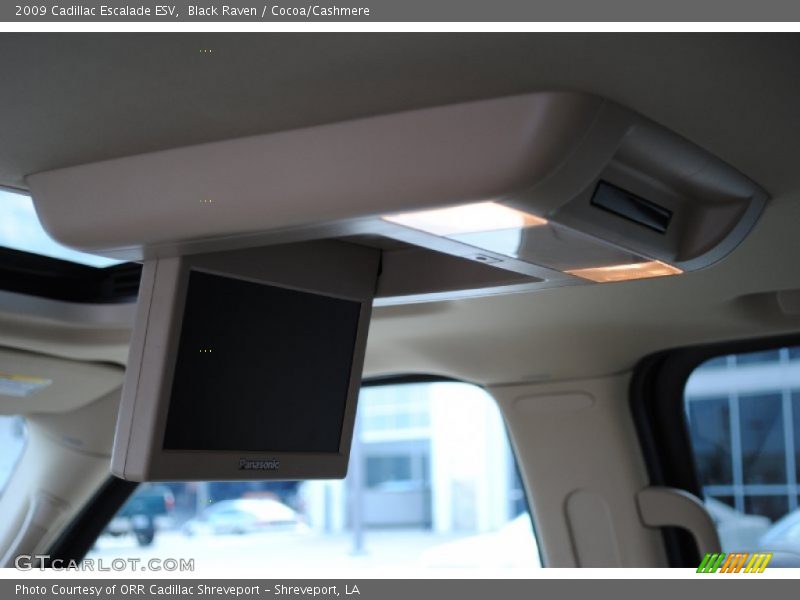 Black Raven / Cocoa/Cashmere 2009 Cadillac Escalade ESV