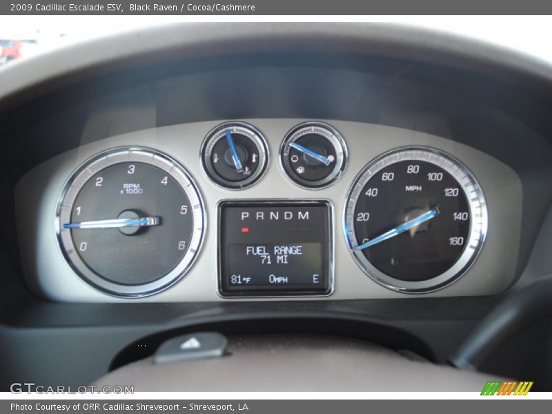  2009 Escalade ESV ESV Gauges