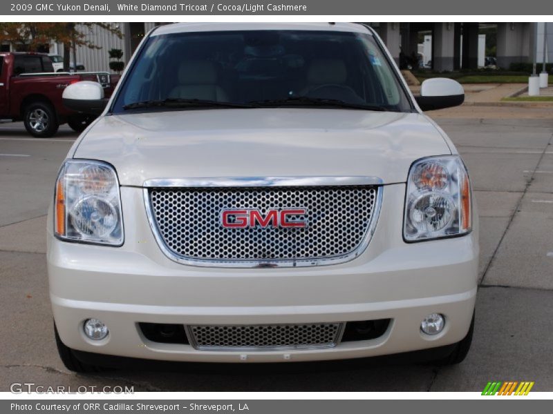 White Diamond Tricoat / Cocoa/Light Cashmere 2009 GMC Yukon Denali