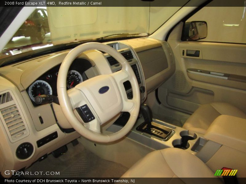 Redfire Metallic / Camel 2008 Ford Escape XLT 4WD