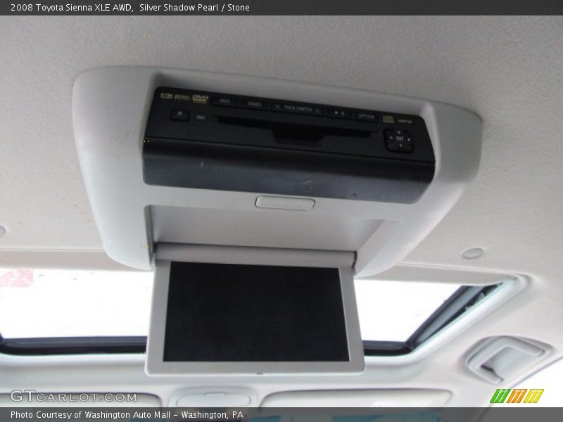 Silver Shadow Pearl / Stone 2008 Toyota Sienna XLE AWD