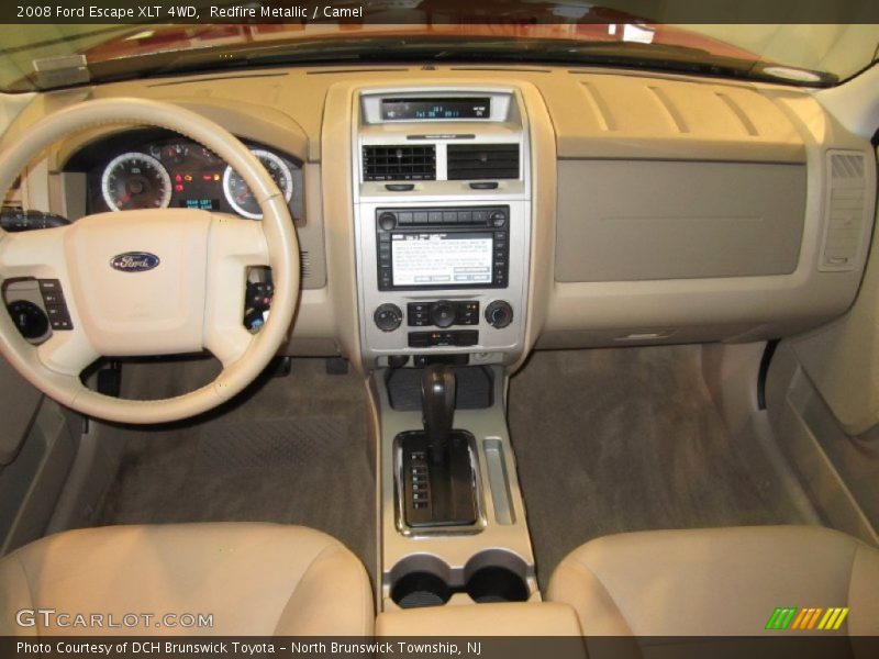 Redfire Metallic / Camel 2008 Ford Escape XLT 4WD