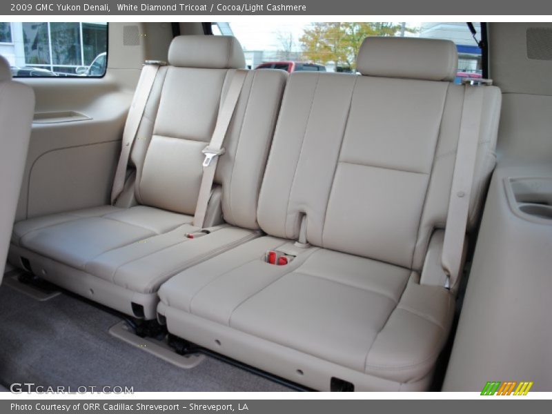 White Diamond Tricoat / Cocoa/Light Cashmere 2009 GMC Yukon Denali