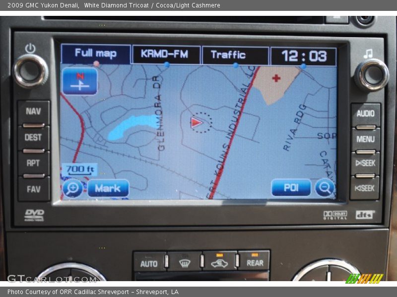 Navigation of 2009 Yukon Denali