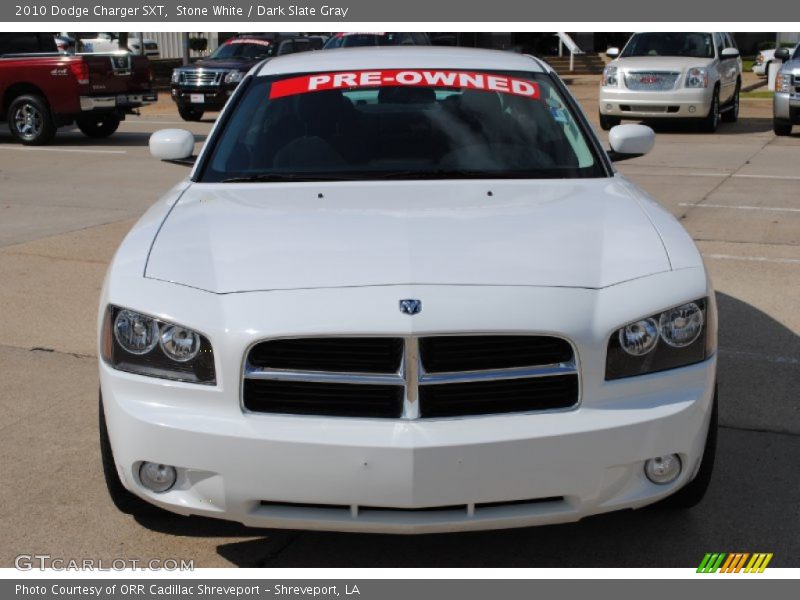 Stone White / Dark Slate Gray 2010 Dodge Charger SXT