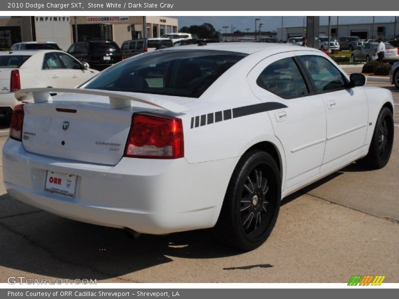 Stone White / Dark Slate Gray 2010 Dodge Charger SXT