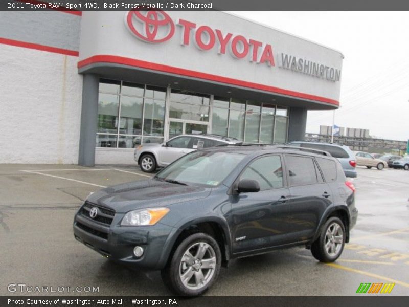 Black Forest Metallic / Dark Charcoal 2011 Toyota RAV4 Sport 4WD
