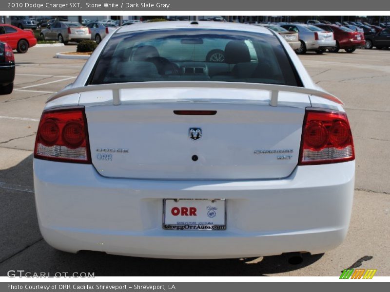 Stone White / Dark Slate Gray 2010 Dodge Charger SXT