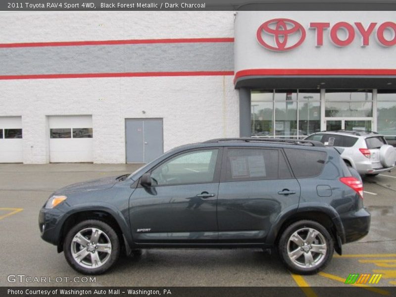Black Forest Metallic / Dark Charcoal 2011 Toyota RAV4 Sport 4WD