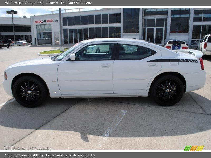 Stone White / Dark Slate Gray 2010 Dodge Charger SXT