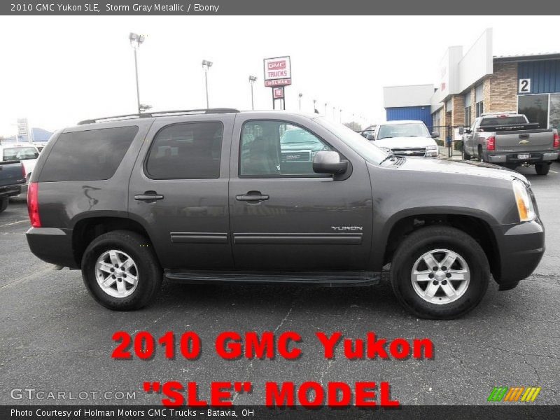 Storm Gray Metallic / Ebony 2010 GMC Yukon SLE