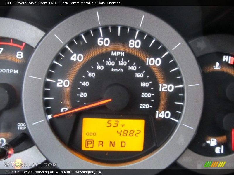 Black Forest Metallic / Dark Charcoal 2011 Toyota RAV4 Sport 4WD