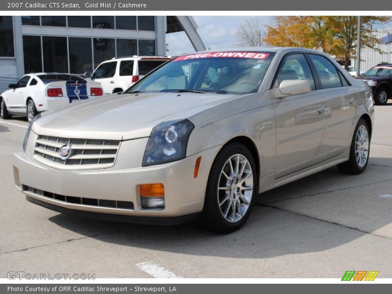 Gold Mist / Cashmere 2007 Cadillac CTS Sedan