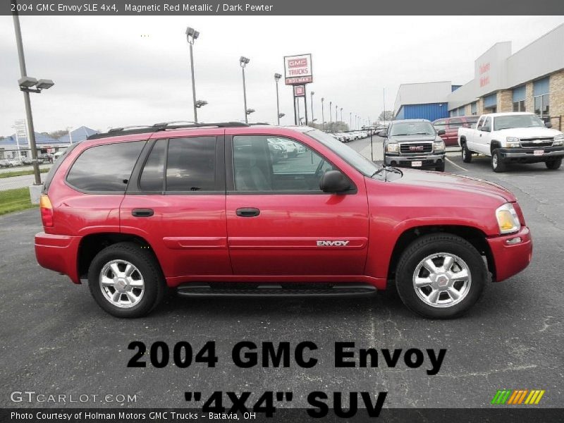 Magnetic Red Metallic / Dark Pewter 2004 GMC Envoy SLE 4x4