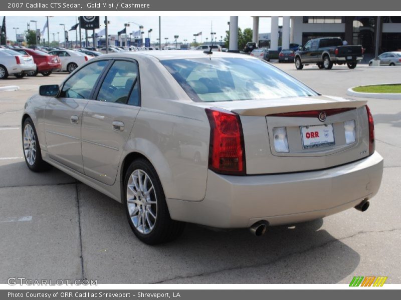 Gold Mist / Cashmere 2007 Cadillac CTS Sedan