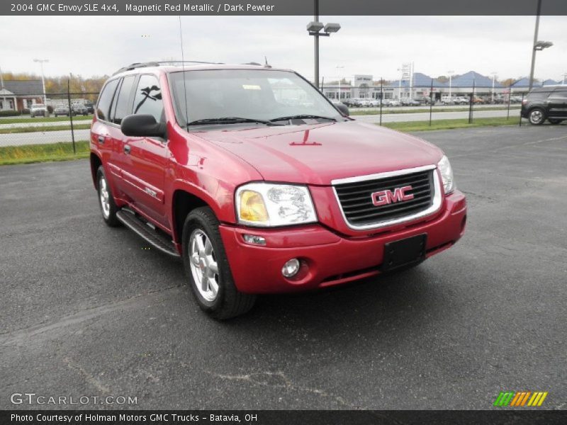 Magnetic Red Metallic / Dark Pewter 2004 GMC Envoy SLE 4x4