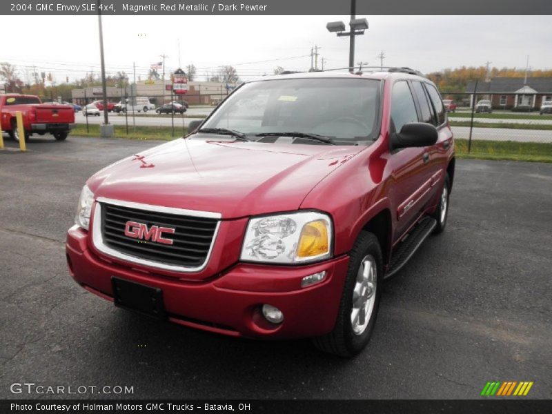 Magnetic Red Metallic / Dark Pewter 2004 GMC Envoy SLE 4x4