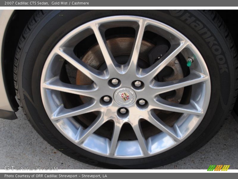 Gold Mist / Cashmere 2007 Cadillac CTS Sedan