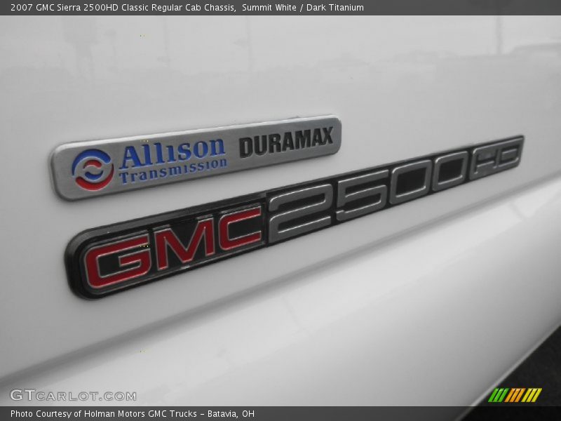  2007 Sierra 2500HD Classic Regular Cab Chassis Logo