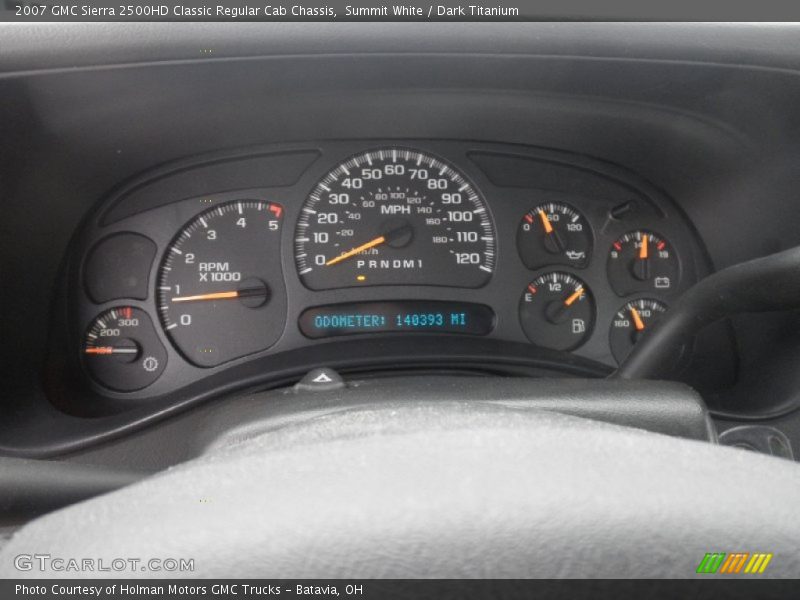  2007 Sierra 2500HD Classic Regular Cab Chassis Classic Regular Cab Chassis Gauges