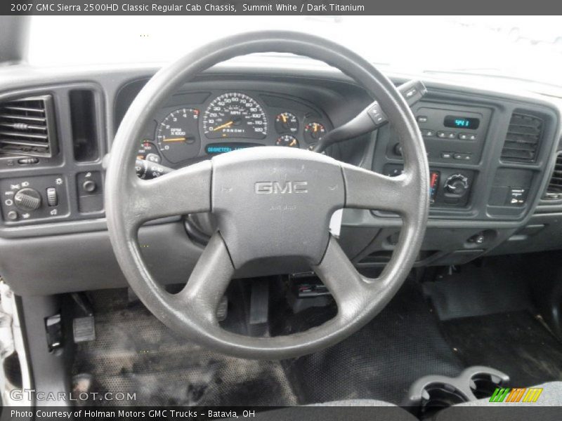  2007 Sierra 2500HD Classic Regular Cab Chassis Steering Wheel